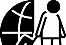 Expatriation travel icon