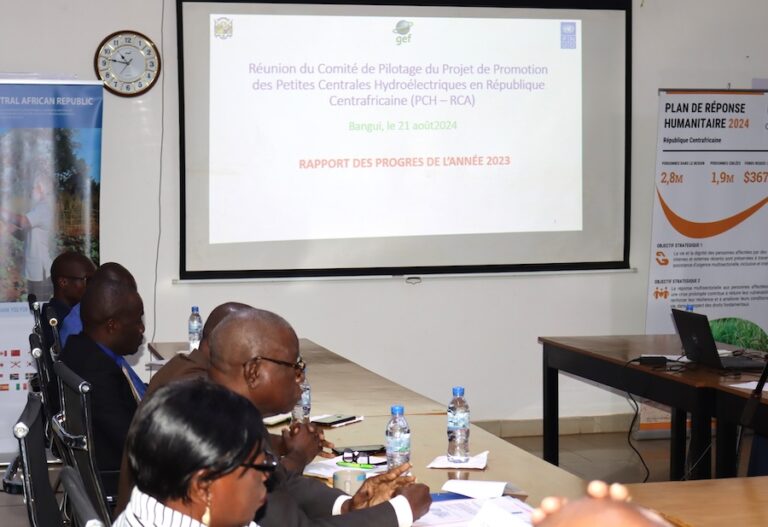 CENTRAFRIQUE – INFRASTRUCTURES : Relance d’un projet de construction des petites centrales hydroélectriques